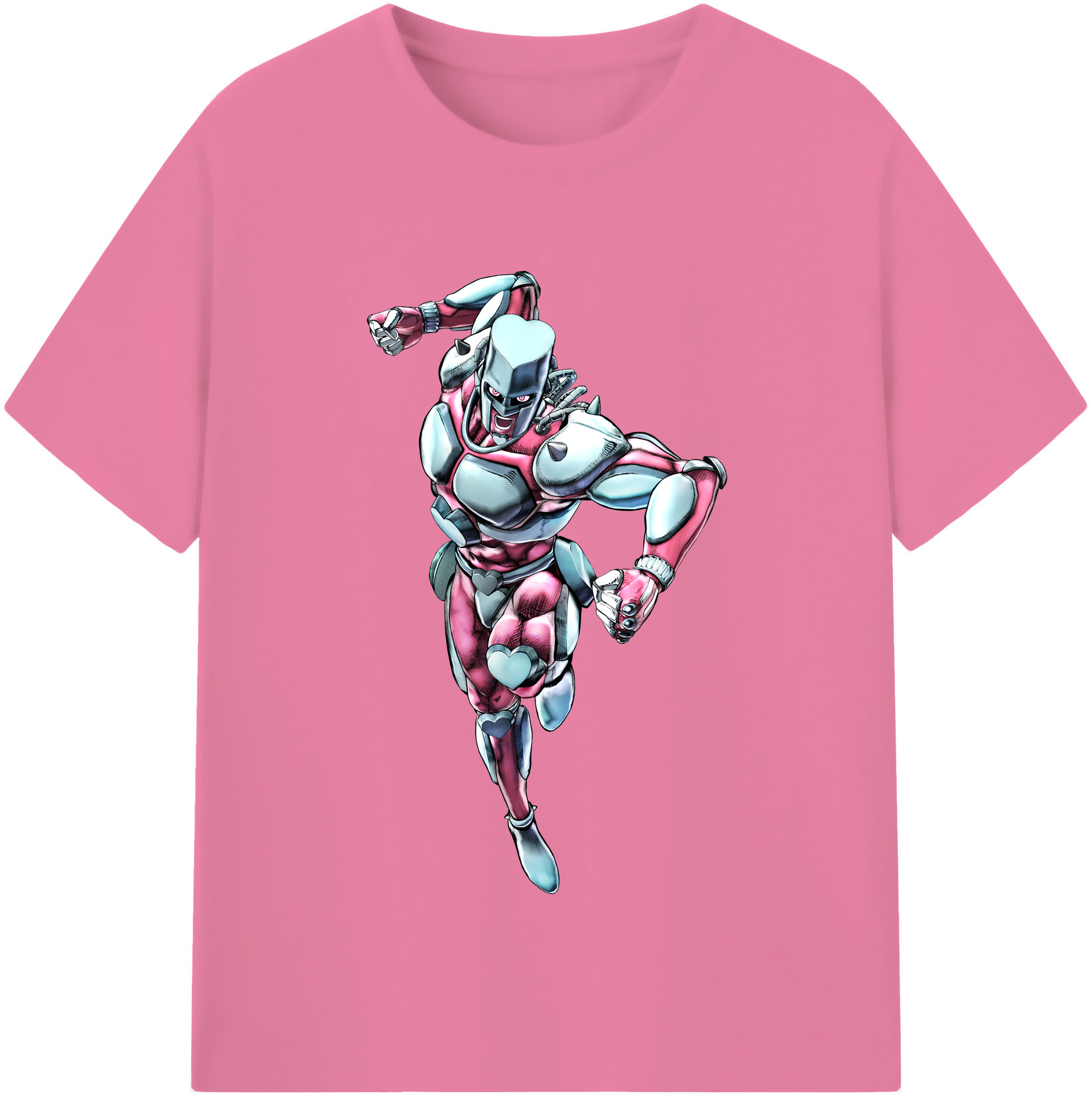 （画像用） ジョジョの奇妙な冒険 ひがしかた じょうすけ JoJo's Bizarre Adventure Higashikata Josuke 綿100％半袖Tシャツ（フロントプリント）
